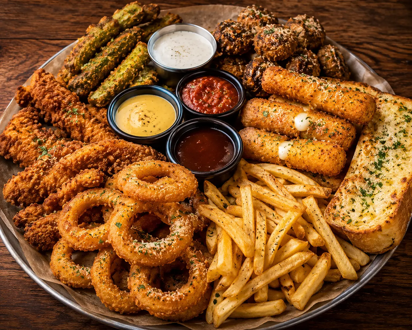 Alibi Platter shareable sampler at Alibi Roadhouse, London, Ontario